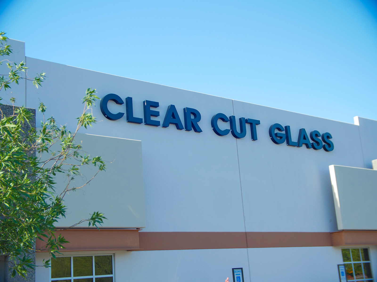 Clear Cut Glass Storefront