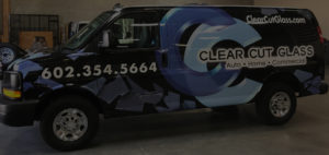 Clear Cut Glass Van